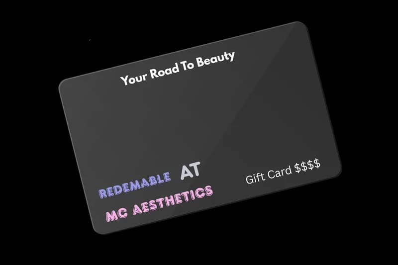 Luxurious Gift Card Illustration at MC Aesthetics in McMinnville