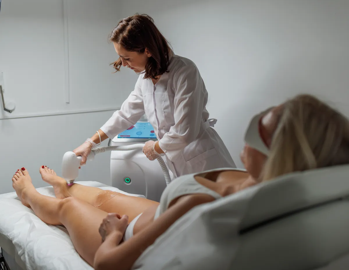 Full body laser hair removal treatment results